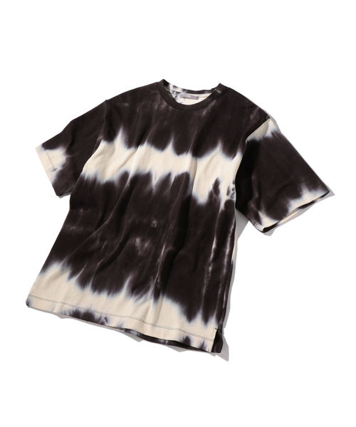 SHIPS(シップス)の「SU: タイダイ リラックス Tシャツ(Tシャツ/カットソー・メンズ・ブラック/ネイビー/ライトグリーン/ラベンダー・SMALL/MEDIUM/LARGE)」の16枚目の写真