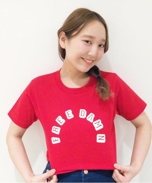 Kastane(カスタネ)の「【Kastane】FREEDAMNTシャツ(Tシャツ/カットソー・レディース・ホワイト/ブラック/その他15/グレー・FREE)」の4枚目の写真