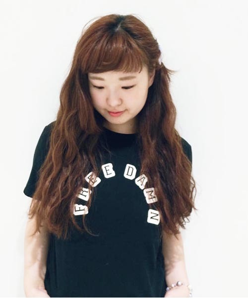 Kastane(カスタネ)の「【Kastane】FREEDAMNTシャツ(Tシャツ/カットソー・レディース・ホワイト/ブラック/その他15/グレー・FREE)」の2枚目の写真