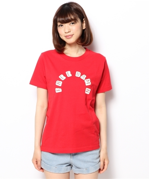 Kastane(カスタネ)の「【Kastane】FREEDAMNTシャツ(Tシャツ/カットソー・レディース・ホワイト/ブラック/その他15/グレー・FREE)」の12枚目の写真