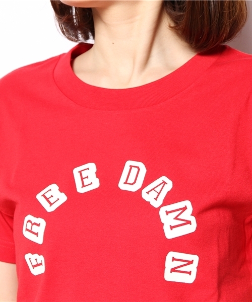 Kastane(カスタネ)の「【Kastane】FREEDAMNTシャツ(Tシャツ/カットソー・レディース・ホワイト/ブラック/その他15/グレー・FREE)」の8枚目の写真