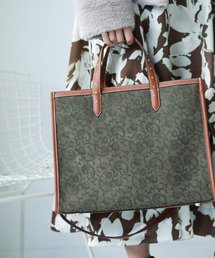 BAYFLOW | ペイズリースクエアバッグ(ハンドバッグ)