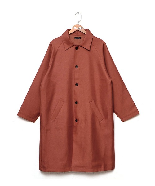 MinoriTY（マイノリティ）の「ビッグシルエットステンカラーコート スプリングコート ライトアウター（ステンカラーコート・メンズ・ブラック/ベージュ/ブルーグリーン/テラコッタ・M/L）」の8枚目の写真