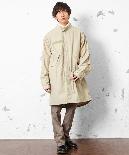 MinoriTY（マイノリティ）の「M-65モッズコート ロング アウター（モッズコート・メンズ・ブラック/ベージュ/カーキ・M/L）」の5枚目の写真
