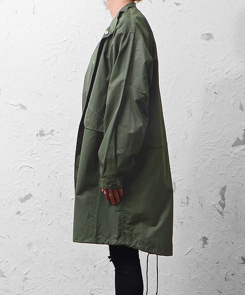 MinoriTY（マイノリティ）の「M-65モッズコート ロング アウター（モッズコート・メンズ・ブラック/ベージュ/カーキ・M/L）」の7枚目の写真