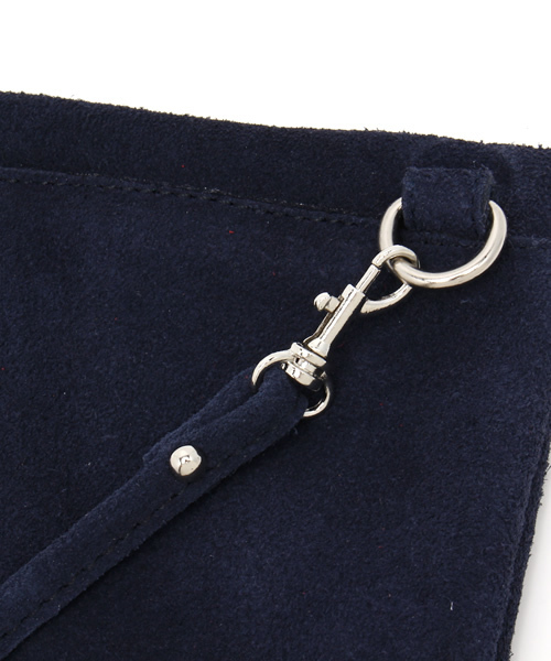 mystic（ミスティック）の「スウェードフリンジミニショルダー（ショルダーバッグ・レディース・ブラック/レッド/ネイビー/ライトグレー・ﾌﾘ-）」の7枚目の写真