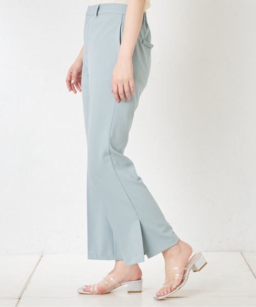 natural couture（ナチュラルクチュール）の「カットジョーゼットサイドペンツパンツ（その他パンツ・レディース・ブルー/ベージュ/ライトベージュ・SMALL/LARGE/MEDIUM）」の5枚目の写真