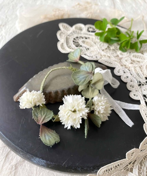 m.soeur（エムスール）の「シロツメクサのバングル＊（バングル/リストバンド・レディース・グリーン・FREE）」の5枚目の写真