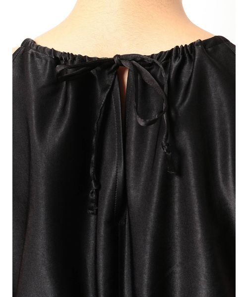 GYDA（ジェイダ）の「サテンサイドオープンロンパース（つなぎ/オールインワン・レディース・ブラック/ブルー/ベージュ・FREE）」の16枚目の写真