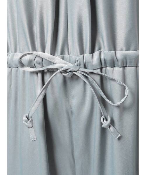 GYDA（ジェイダ）の「サテンサイドオープンロンパース（つなぎ/オールインワン・レディース・ブラック/ブルー/ベージュ・FREE）」の20枚目の写真