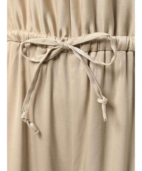 GYDA（ジェイダ）の「サテンサイドオープンロンパース（つなぎ/オールインワン・レディース・ブラック/ブルー/ベージュ・FREE）」の19枚目の写真