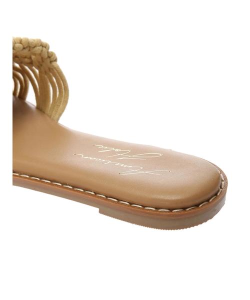 AMERICAN HOLIC（アメリカンホリック）の「マクラメフラットサンダル　＊（サンダル・レディース・ベージュ/アイボリー・S/M/L）」の5枚目の写真