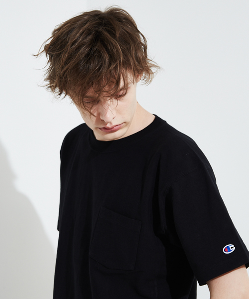 Champion(チャンピオン)の「【Champion】 REVERSE WEAVE 半袖Tシャツ(Tシャツ/カットソー・メンズ・ネイビー/ブラック/パープル/ホワイト/オレンジ・2/3)」の2枚目の写真