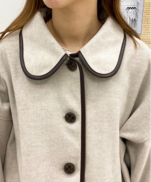 セール】パイピングショートコート【ZOZOTOWN限定アイテム】20AW