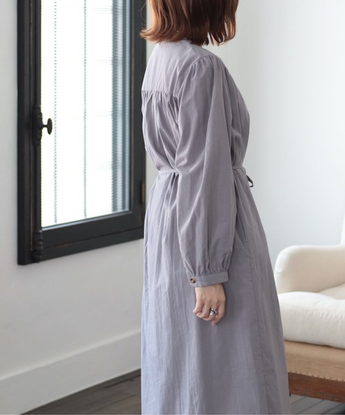 sakishimatokyo（サキシマトーキョー）の「【ZOZO限定】サキシマamp「ヒモツキノワンピース」（ワンピース・レディース・ブラック/ベージュ/サックスブルー・FREE）」の8枚目の写真