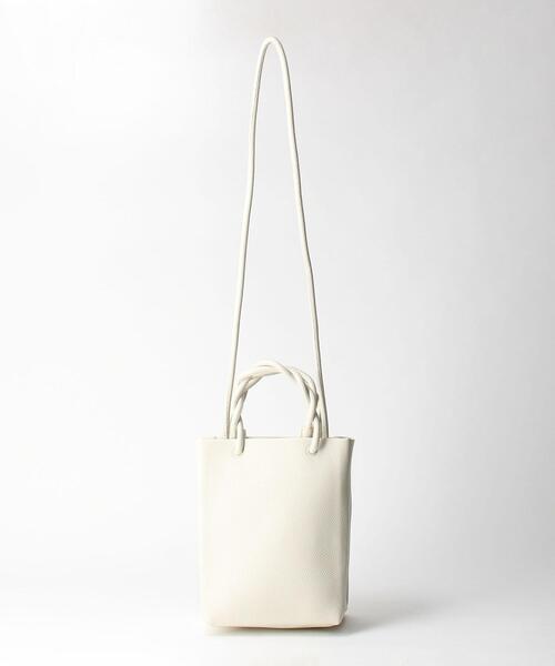 BEAUTY&YOUTH UNITED ARROWS(ビューティーアンドユースユナイテッドアローズ)の「BY∴ ツイストハンドル ショルダーバッグ -2WAY- ◆(ショルダーバッグ・レディース・ブラック/オリーブ/オフホワイト/ライトブルー/シルバー/その他1・FREE)」の8枚目の写真