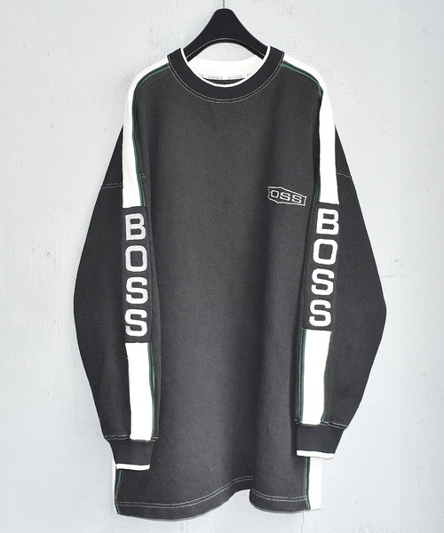 BOSS(ボス)の「【ヴィンテージ古着】90's BOSS/ボス ロゴ クルー アウトレットの場合 90s スウェット BOSS スウェット
