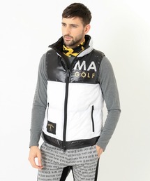 メンズウェア MARK & LONA Hype Block Puffy Vest 完売 MARK&LONA Hype Block Puffy Vest FIRST DOWN USA （ファースト