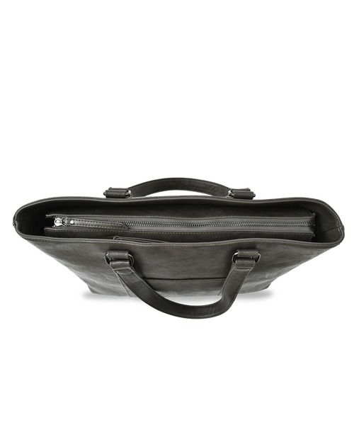 VitaFelice（ヴィータフェリーチェ）の「スクエアビッグトートバッグ（ビジネスバッグ・メンズ・ブラウン/ダークグレー/ブラック/ダークブラウン・FREE）」の16枚目の写真