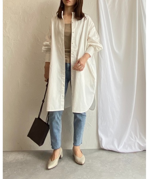 JOURNAL STANDARD シャツ 「ZOZO限定」Open Collar satin SH