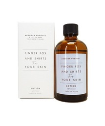FINGER FOX AND SHIRTS（フィンガーフォックスアンドシャツ）の「【FINGER FOX AND SHIRTS(フィンガーフォックスアンドシャツ)】ローション100ml　スキンケア　化粧水　日本製（化粧水）」