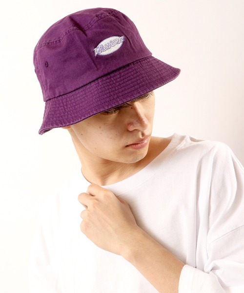 VISION STREET WEAR(ヴィジョンストリートウェア)の「VISION STREET WEAR ヴィンテージ刺繍バケットハット(ハット・メンズ・ブラック/アイボリー/ダークパープル・FREE)」の16枚目の写真