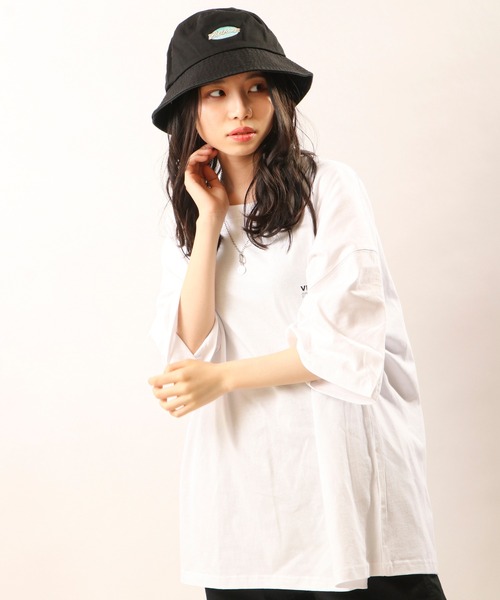 VISION STREET WEAR(ヴィジョンストリートウェア)の「VISION STREET WEAR ヴィンテージ刺繍バケットハット(ハット・メンズ・ブラック/アイボリー/ダークパープル・FREE)」の10枚目の写真