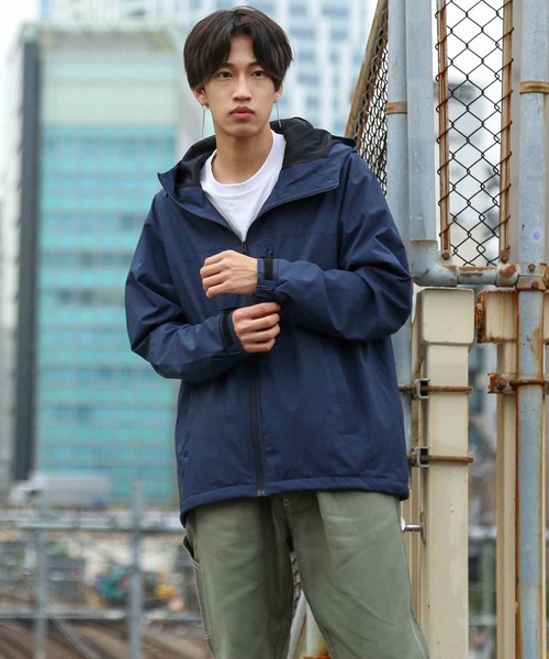 BLUE STANDARD】撥水防風ストレッチジャケット ナイロンジャケット