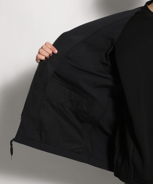 niko and（ニコアンド）の「エコ素材ノーカラージップブルゾン