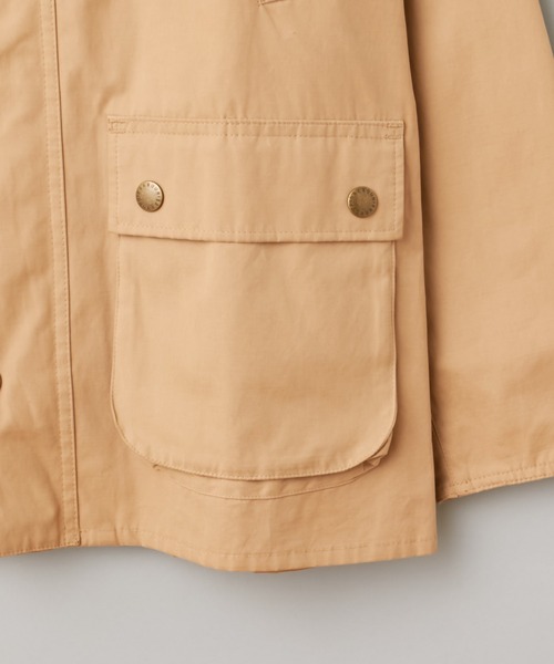 Barbour◆カバーオール/MCA0487/ノンオイルドクロスジャケット/40/L程度/ポリエステル/ネイビー Barbour（バブアー）の「Barbour⁄バブアーBEDALE SL PEACHED