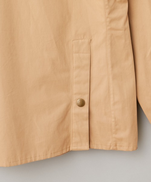 Barbour◆カバーオール/MCA0487/ノンオイルドクロスジャケット/40/L程度/ポリエステル/ネイビー Barbour（バブアー）の「Barbour⁄バブアーBEDALE SL PEACHED