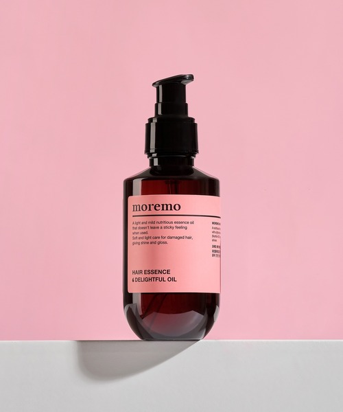 moremo(モレモ)の「【moremo/モレモ】HAIR ESSENCE DELIGHTFUL OIL -150ml-(ヘアエッセンス ディライトフルオイル 大容量)(ヘアオイル/ヘアミルク)」|ブラウン