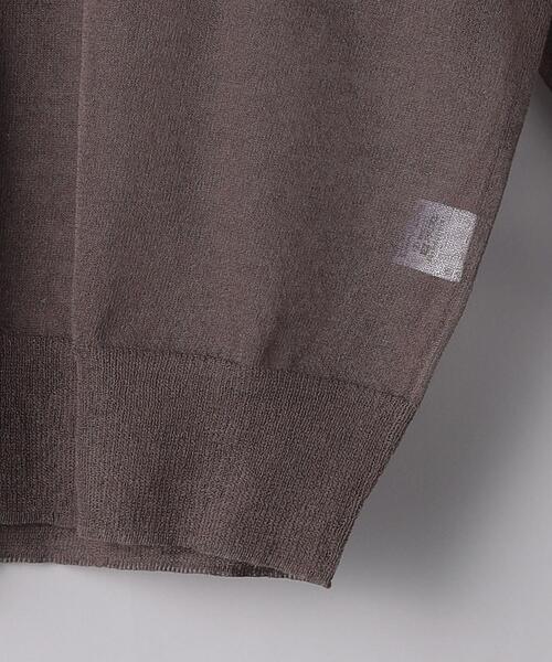 UNITED ARROWS（ユナイテッドアローズ）の「UWSC シアー クルーネック ニット◆（ニット/セーター・レディース・ベージュ/ダークグレー/ライトピンク・FREE）」の17枚目の写真