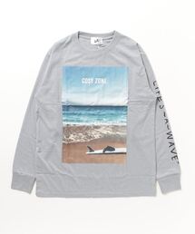 【サーフプリント】長袖Tシャツ