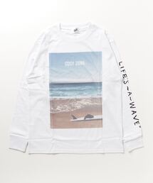 【サーフプリント】長袖Tシャツ
