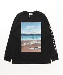 【サーフプリント】長袖Tシャツ