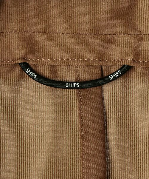 SHIPS(シップス)の「【No tie, but smartness.】SHIPS: 《超軽量・速乾・ストレッチ》スーパーライト 2B ジャケット セットアップ対応(テーラードジャケット・メンズ・カーキ/ネイビー・SMALL/MEDIUM/LARGE/X-LARGE)」の4枚目の写真