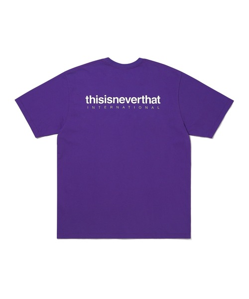 thisisneverthat（ディスイズネバーザット）の「21SSM INTL. LOGO TEE（Tシャツ/カットソー・メンズ・ホワイト/ライトブルー/ブラック/パープル/ネイビー/オリーブ・S/M/L/XL）」の6枚目の写真