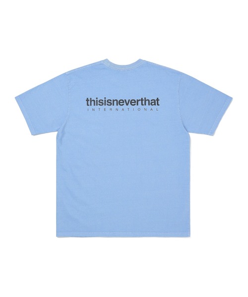 thisisneverthat（ディスイズネバーザット）の「21SSM INTL. LOGO TEE（Tシャツ/カットソー・メンズ・ホワイト/ライトブルー/ブラック/パープル/ネイビー/オリーブ・S/M/L/XL）」の4枚目の写真