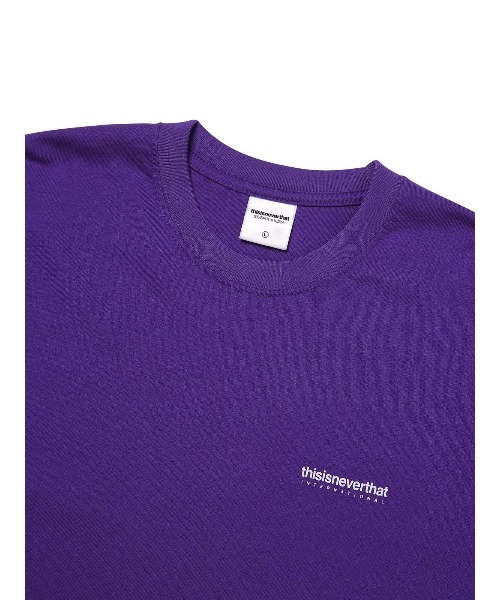 thisisneverthat（ディスイズネバーザット）の「21SSM INTL. LOGO TEE（Tシャツ/カットソー・メンズ・ホワイト/ライトブルー/ブラック/パープル/ネイビー/オリーブ・S/M/L/XL）」の21枚目の写真