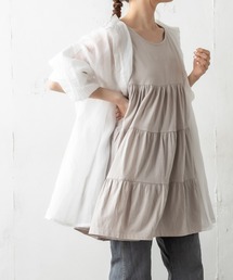 PUAL CE CIN | ティアードノースリーブチュニック(チュニック)