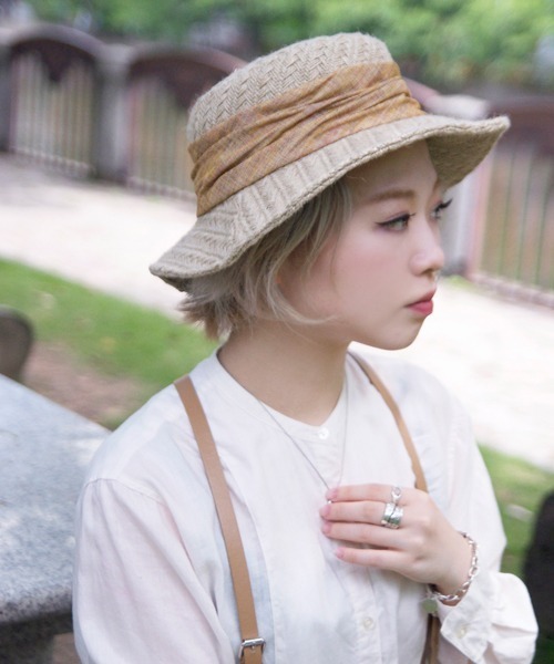 セール ターバンベルト ジュートハット ハット Polcadot ポルカドット のファッション通販 Zozotown