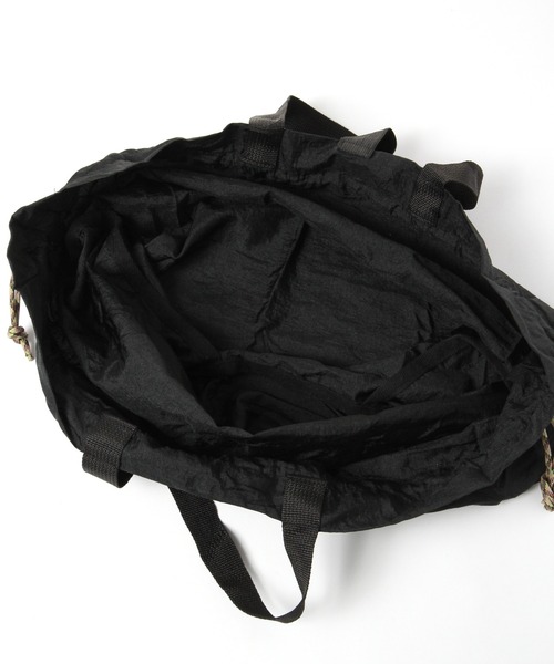 GLOBAL WORK（グローバルワーク）の「畳める2WAYキンチャク【G.W.G.G.】/941780（エコバッグ/サブバッグ・レディース・ブラウン/ブラック/グリーン・FREE）」の11枚目の写真