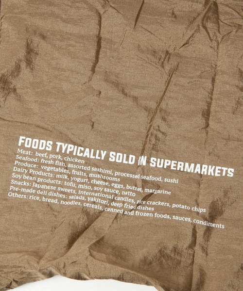 GLOBAL WORK（グローバルワーク）の「畳める2WAYキンチャク【G.W.G.G.】/941780（エコバッグ/サブバッグ・レディース・ブラウン/ブラック/グリーン・FREE）」の5枚目の写真