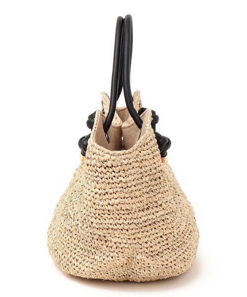 SHIPS(シップス)の「VIOLAd’ORO:サンドロノットトート(かごバッグ・レディース・ベージュ/ライトグレー・ONE SIZE)」の6枚目の写真