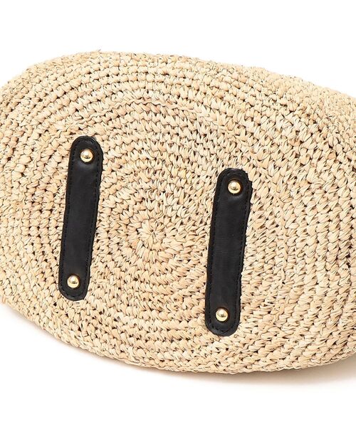 SHIPS(シップス)の「VIOLAd’ORO:サンドロノットトート(かごバッグ・レディース・ベージュ/ライトグレー・ONE SIZE)」の3枚目の写真