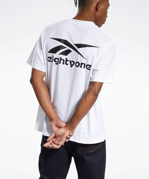 Reebok（リーボック）の「eightyone ロング スリーブ Tシャツ / Long Sleeve T-Shirt（Tシャツ/カットソー・メンズ・ライトブラウン/ブラック/ホワイト・LARGE/MEDIUM/SMALL/XX-LARGE/X-LARGE/XXX-LARGE）」の2枚目の写真