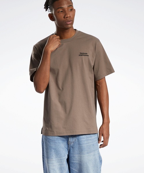 Reebok（リーボック）の「eightyone ロング スリーブ Tシャツ / Long Sleeve T-Shirt（Tシャツ/カットソー・メンズ・ライトブラウン/ブラック/ホワイト・LARGE/MEDIUM/SMALL/XX-LARGE/X-LARGE/XXX-LARGE）」の3枚目の写真