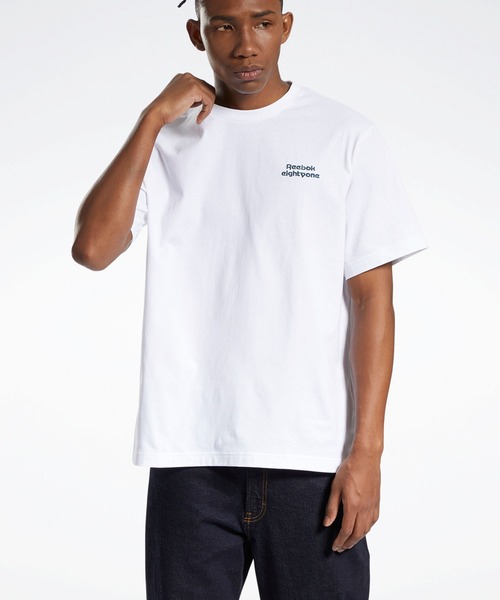 Reebok（リーボック）の「eightyone ロング スリーブ Tシャツ / Long Sleeve T-Shirt（Tシャツ/カットソー・メンズ・ライトブラウン/ブラック/ホワイト・LARGE/MEDIUM/SMALL/XX-LARGE/X-LARGE/XXX-LARGE）」の8枚目の写真