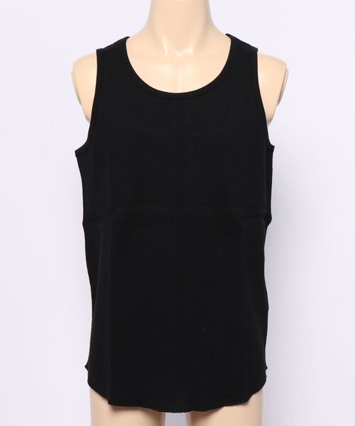 BACK NUMBER（バックナンバー）の「【BACK NUMBER】「TOUGH AGE」 ワッフルタンクトップ（タンクトップ・メンズ・グレー/ブラック/ダークベージュ/ホワイト・M/XL/L）」の3枚目の写真